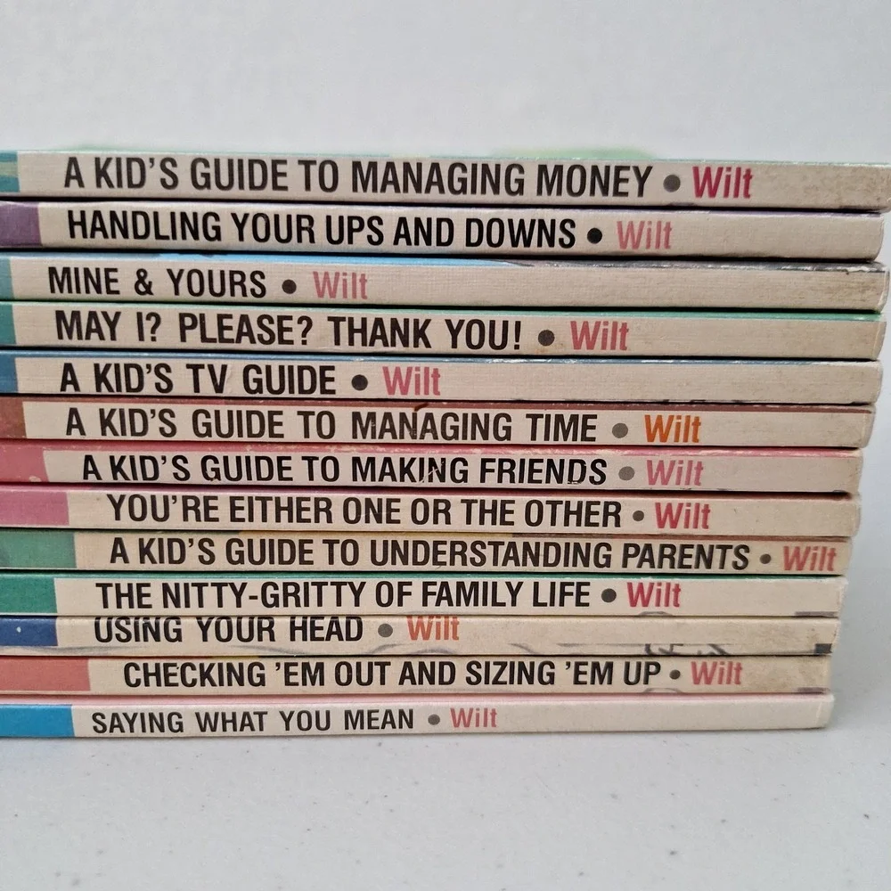 Joy Wilt Book Lot Of 13 Vintage Children's Learning And Growing Books, 1st Ed.